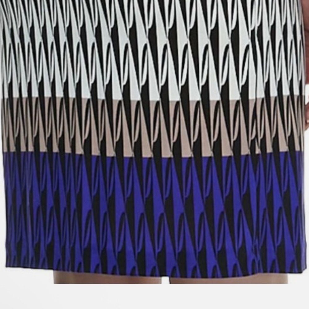 Diane von Furstenberg DVF New‎ Julian Two Silk Wrap Dress Geometric Print 4 $595 - Picture 6 of 16